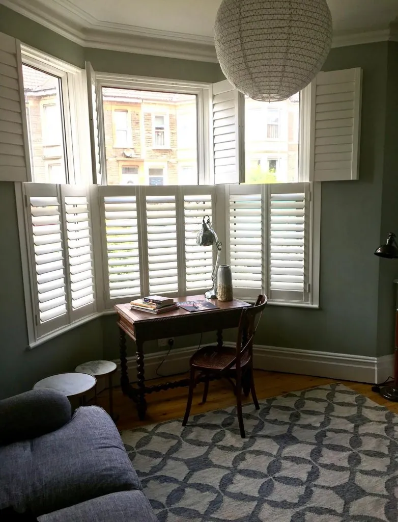 Tier on tier shutters in a Victorian property